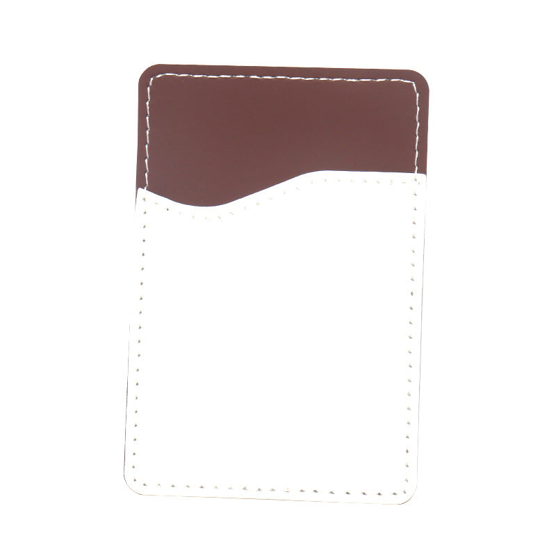 White Blank Mobile Back Sticker Cover Card Holder