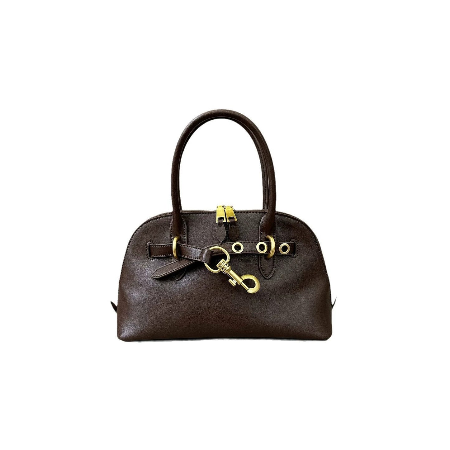 Women's Italian Shell Retro Bowling Genuine Handbags