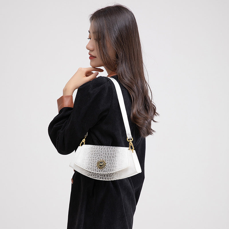 Cool Beautiful Genuine Leather French Crocodile Handbags