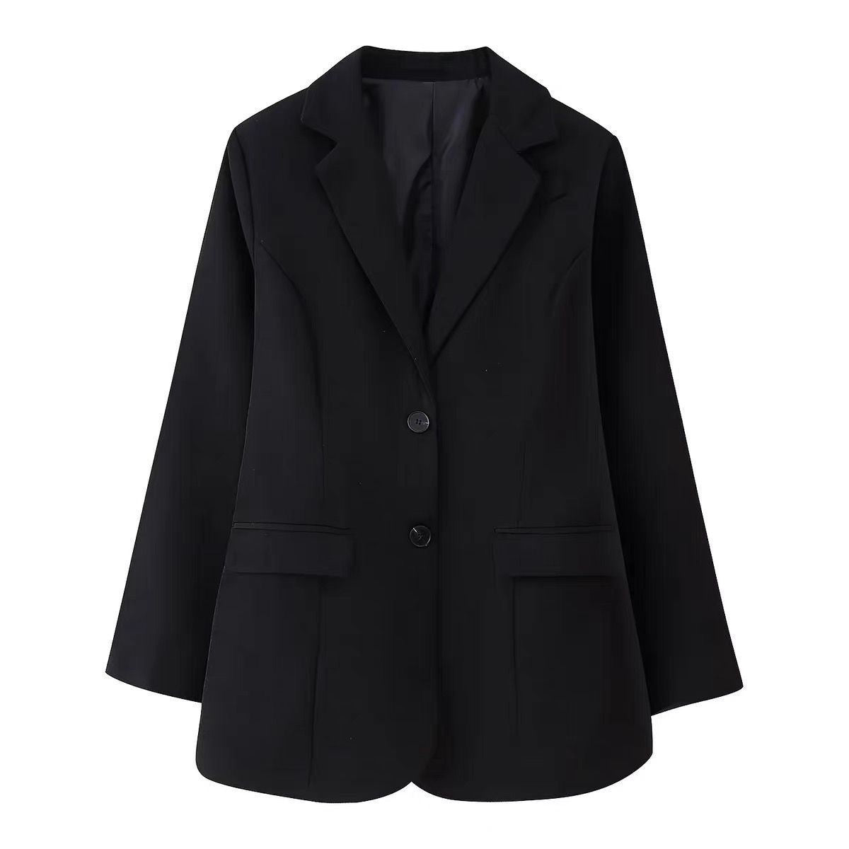 Women's Commute Style Simple Single-breasted Tight Waist Slim Blazers