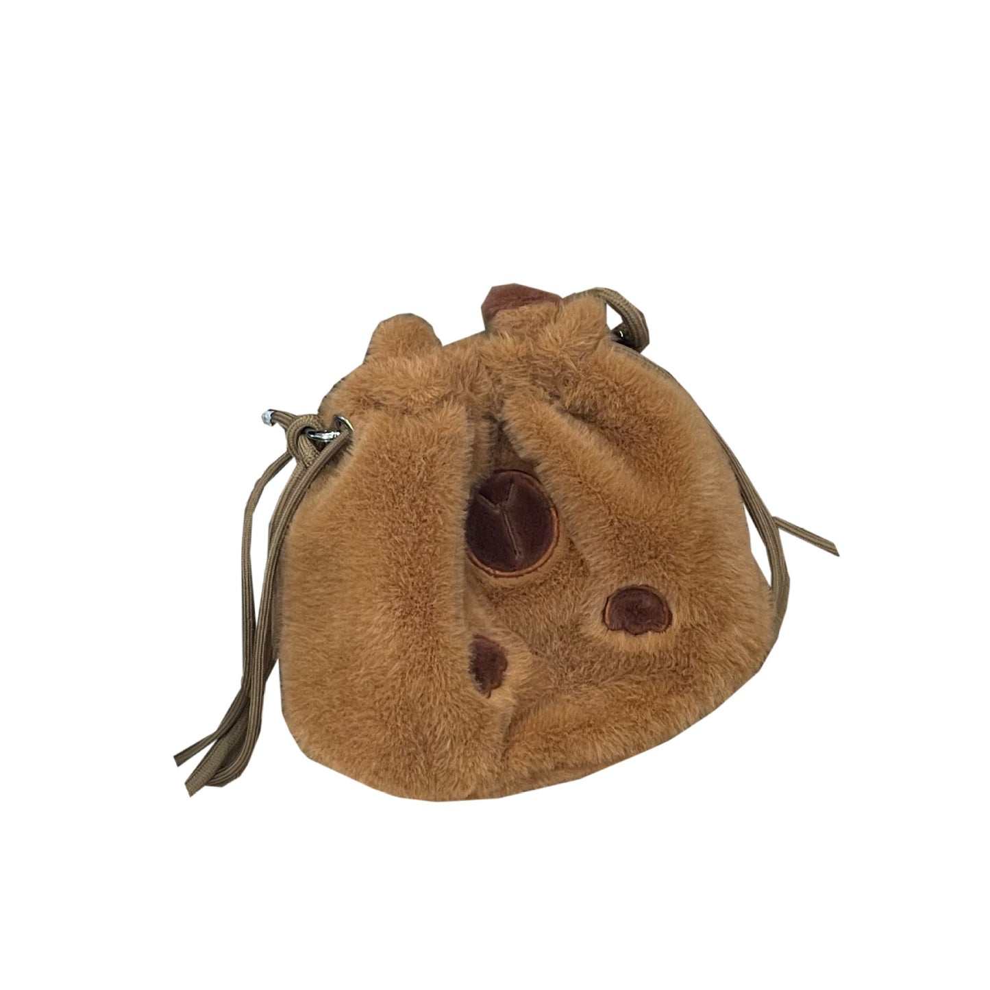 Good-looking Plush Cartoon Drawstring Cute Capybara Stationery Storage Crossbody Bags