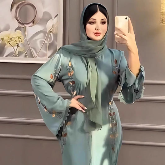 Women's Casual Dress Robe Long Female Dresses