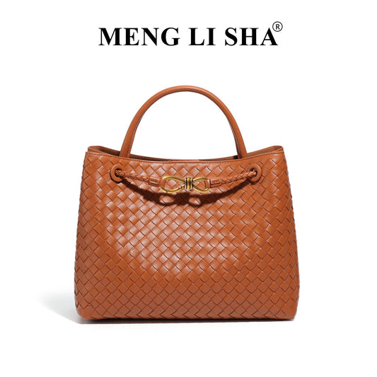 Women's Simple Graceful Handmade Woven Large Capacity Handbags