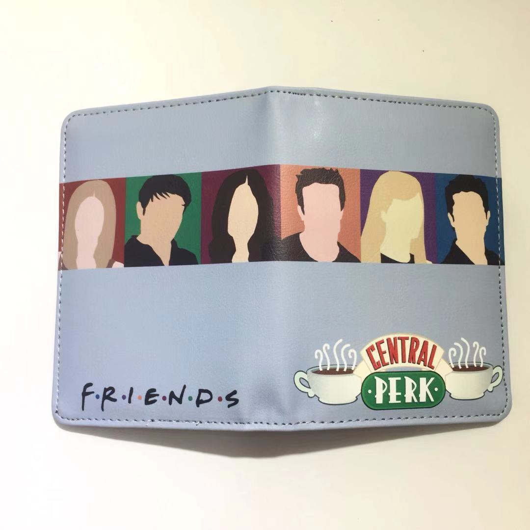 American Tv Series Peripheral Friends Passport Card Holder