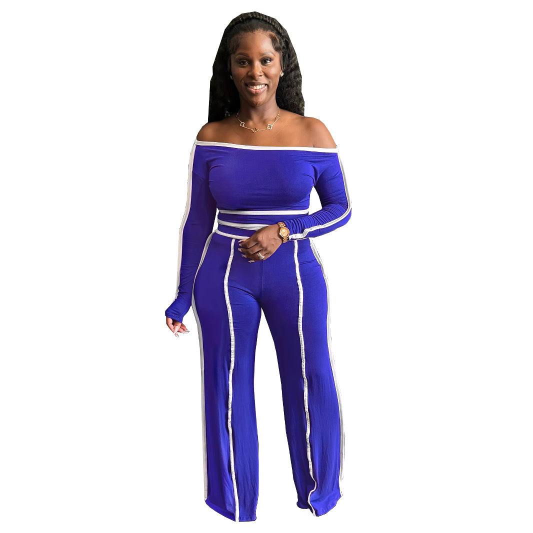 Women's Bright Line High-grade Slim Fit Sexy Hot Contrast Suits