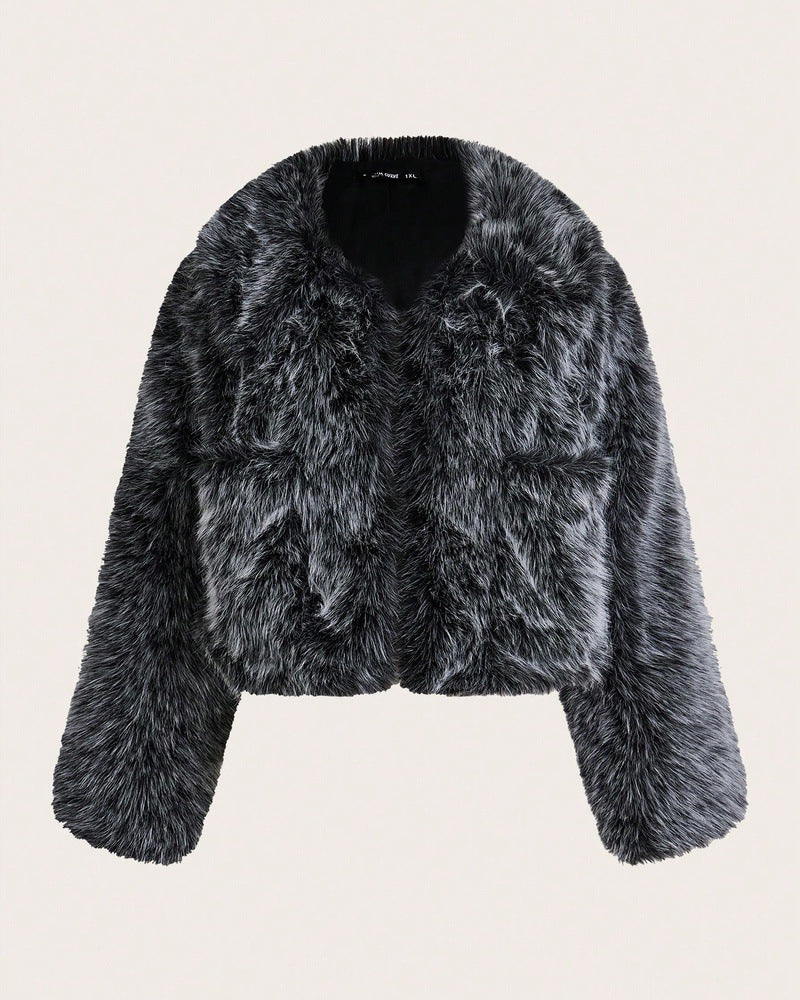 Fur Imitation Fox Fashionable Winter Clothes Coats