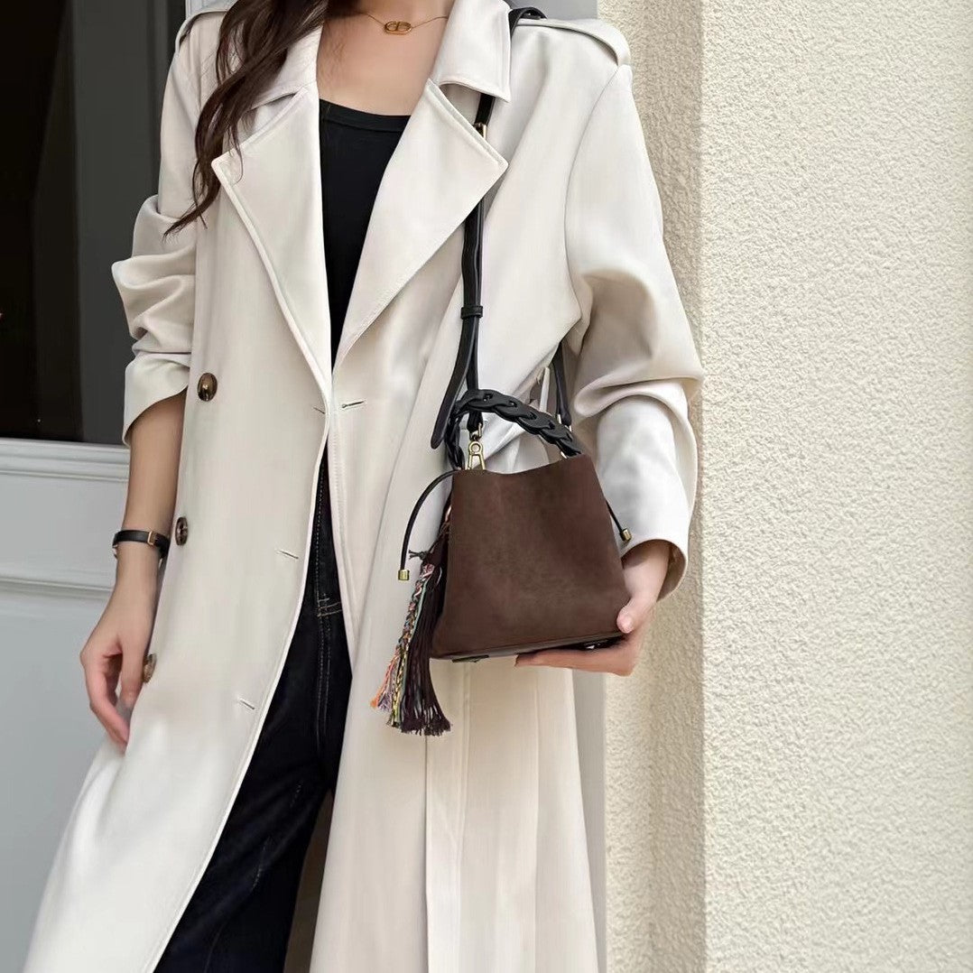 Beautiful Women's Basket High-grade Fashion Exquisite Bucket Bags