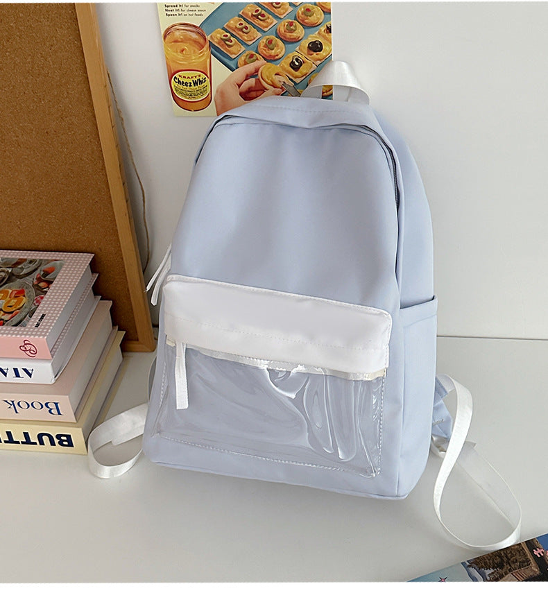 Simple Early High College Large Capacity Middle School Students' Schoolbags