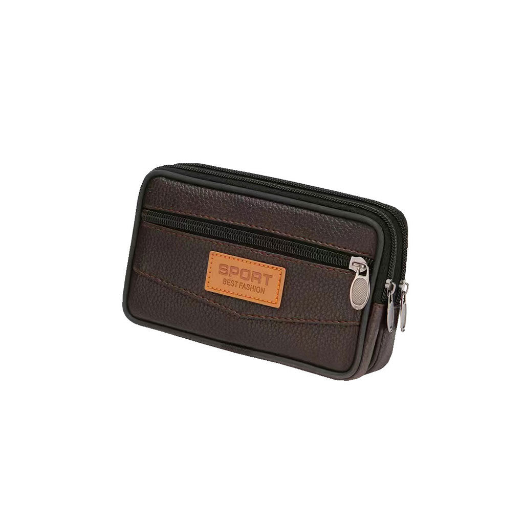Men's Horizontal Flat Double Layer Change Pannier Bags