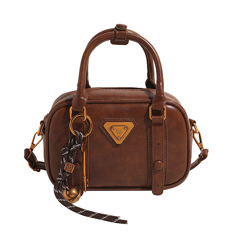 Women's Winter Retro Portable Red Fashion Simple Handbags