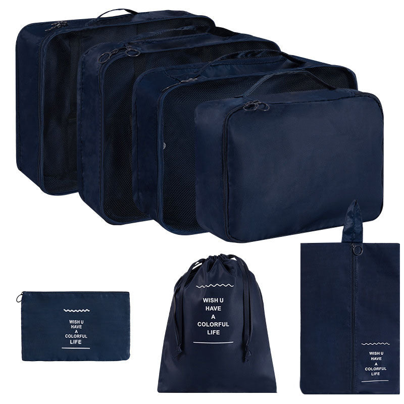 Korean Buggy Set Large Capacity Clothing Shoes Cosmetics Travel Bags