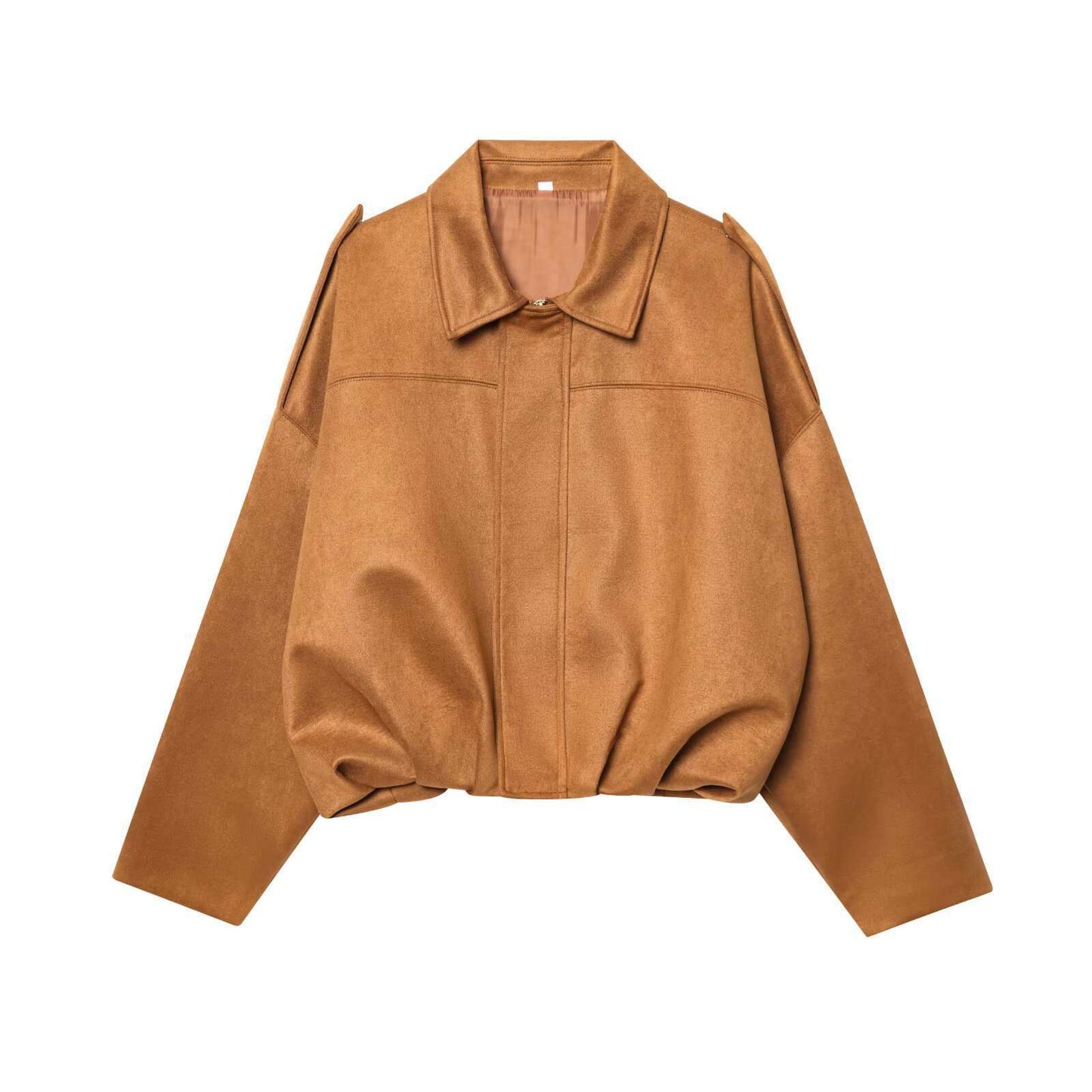 Effect Suede Fashion Pilot Imitation Temperament Jackets