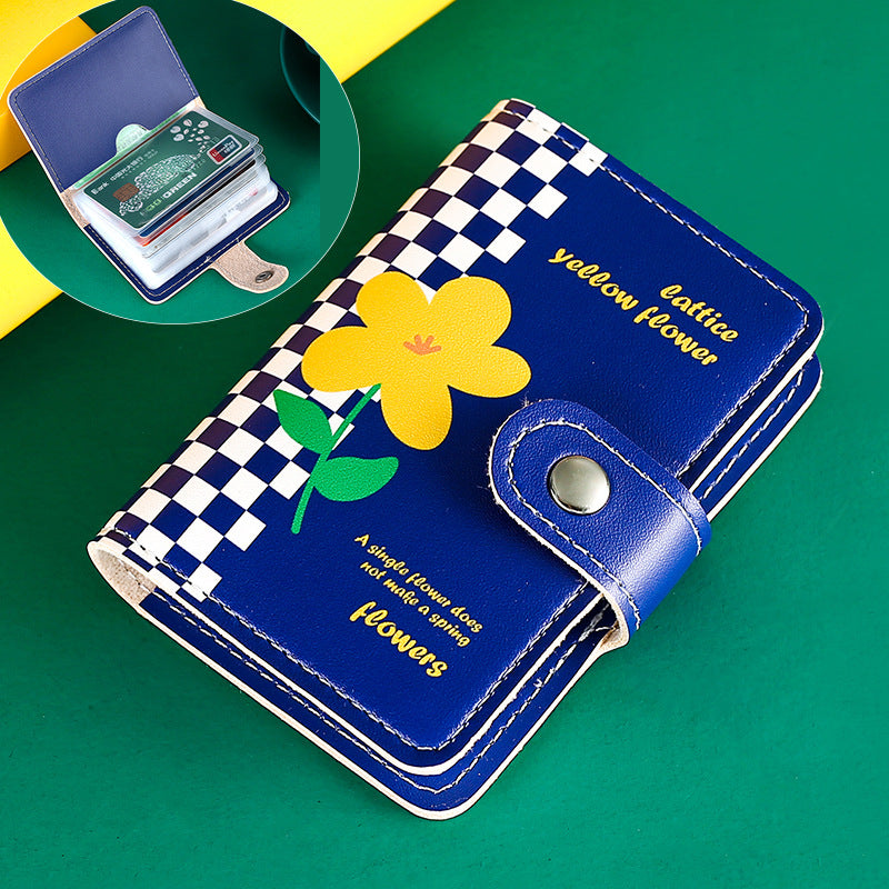 Women's Summer Fresh Driving License Large Capacity Card Holder