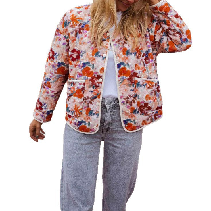 Women's Fashion Vintage Single-breasted Loose Long Sleeve Coats