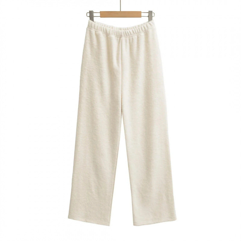 Women's Waist Loose Casual Thickened Lazy Comfortable Pants