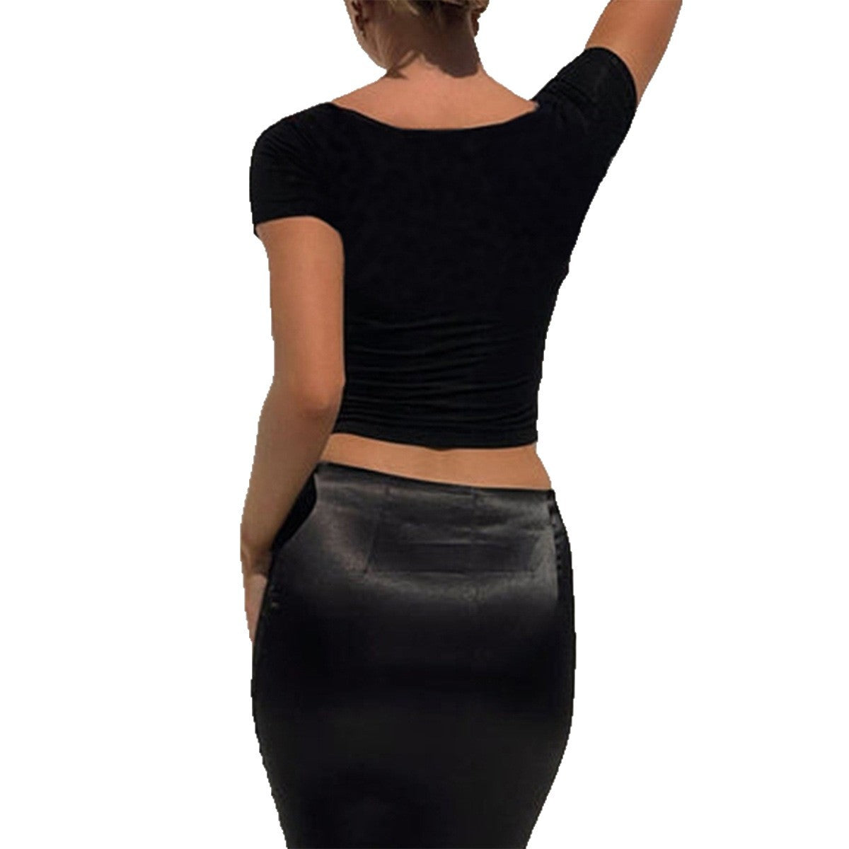 Women's Sexy Hot Style Short-sleeved Summer Modified Women's T-shirt