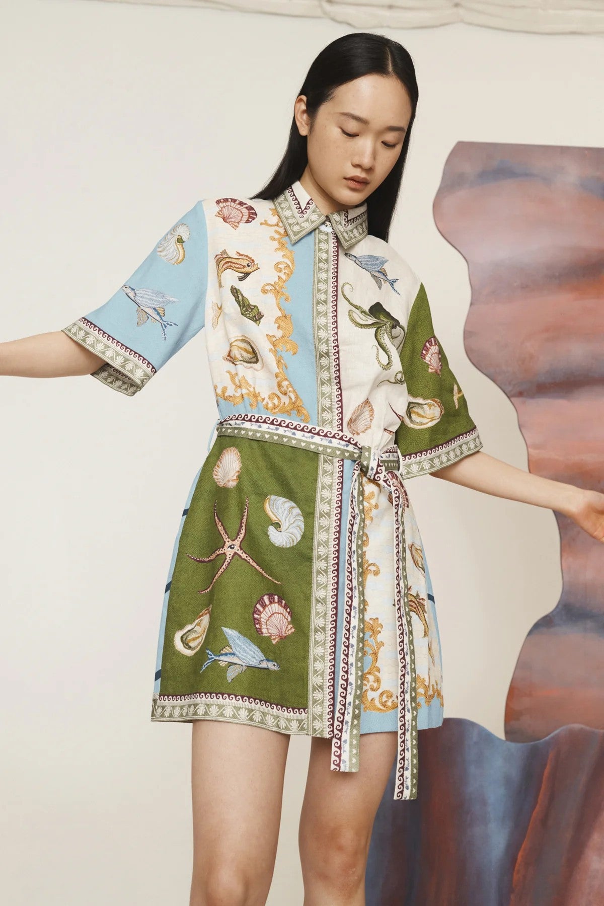 Casual Fashion Linen Shirt Temperament Wild Dresses