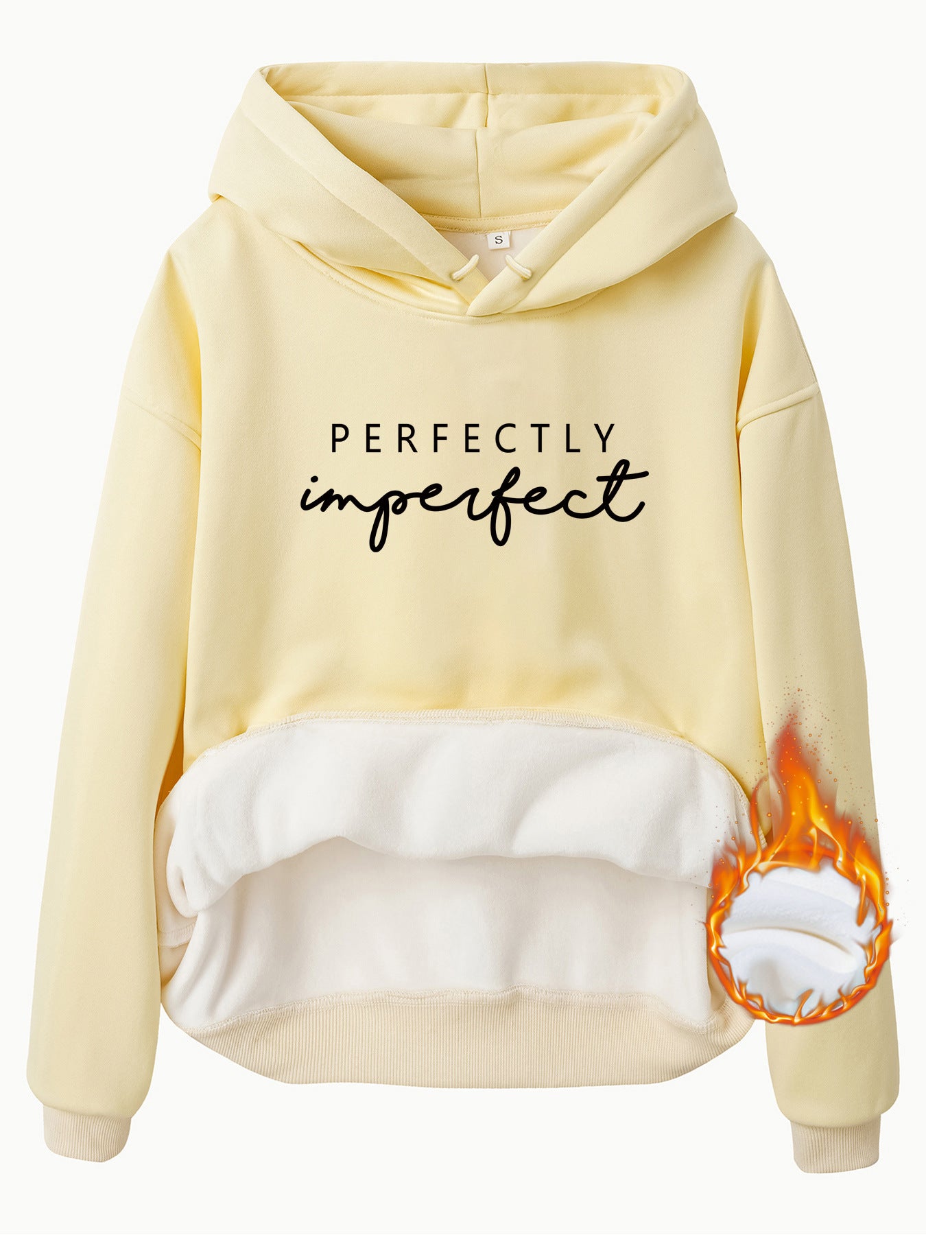 Women's European Kangaroo Pocket Hooded Long Sleeve Fleece Women's Sweater, Sweater