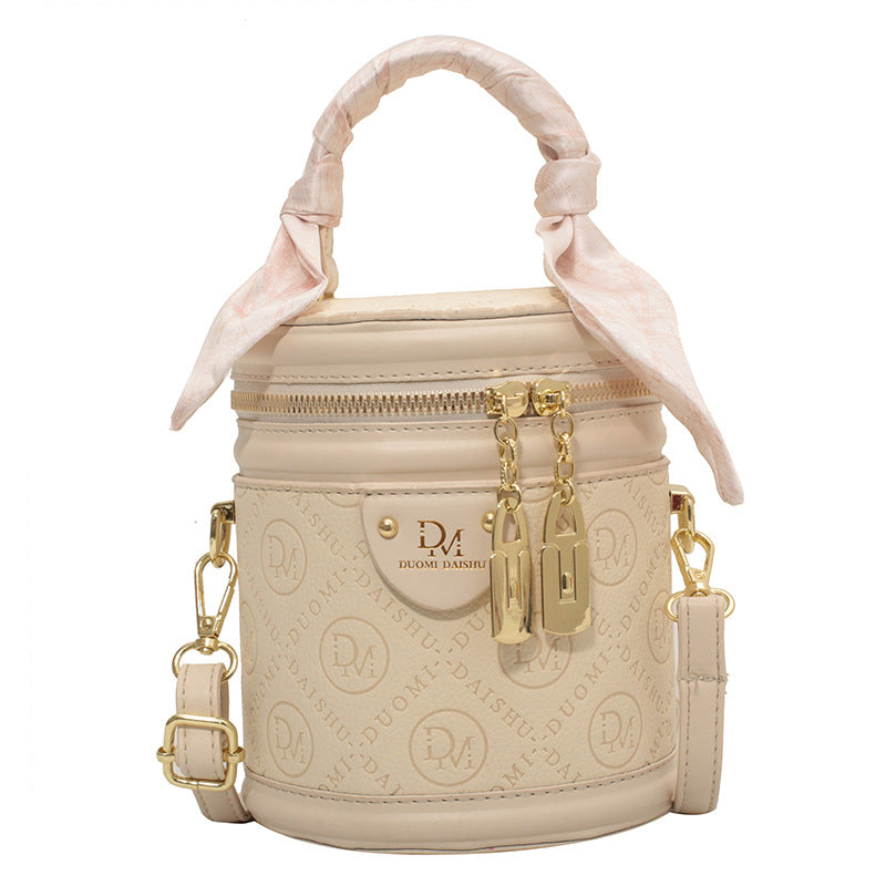 Women's New Cool High-grade Niche Cylinder Bags