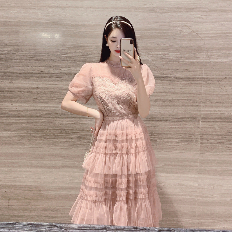 Sky Slimming Gentle Lace Fairy Dress Dresses