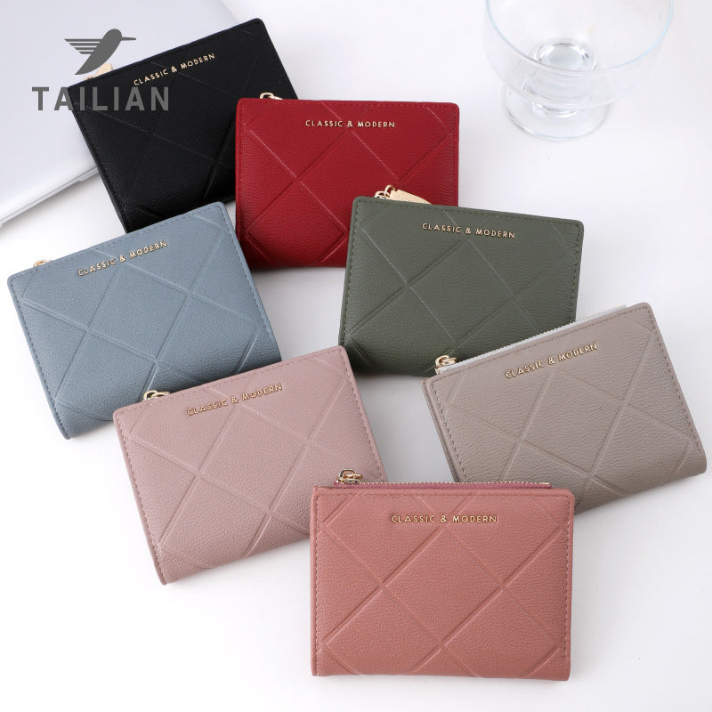 Women's Cash Storage Multiple Slots Printing Ladies Wallets