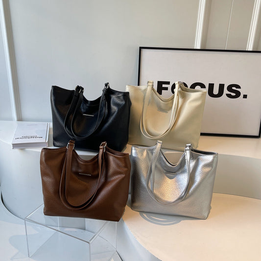 Women's Advanced Texture Large Capacity Fashion Simple Armpit Bags