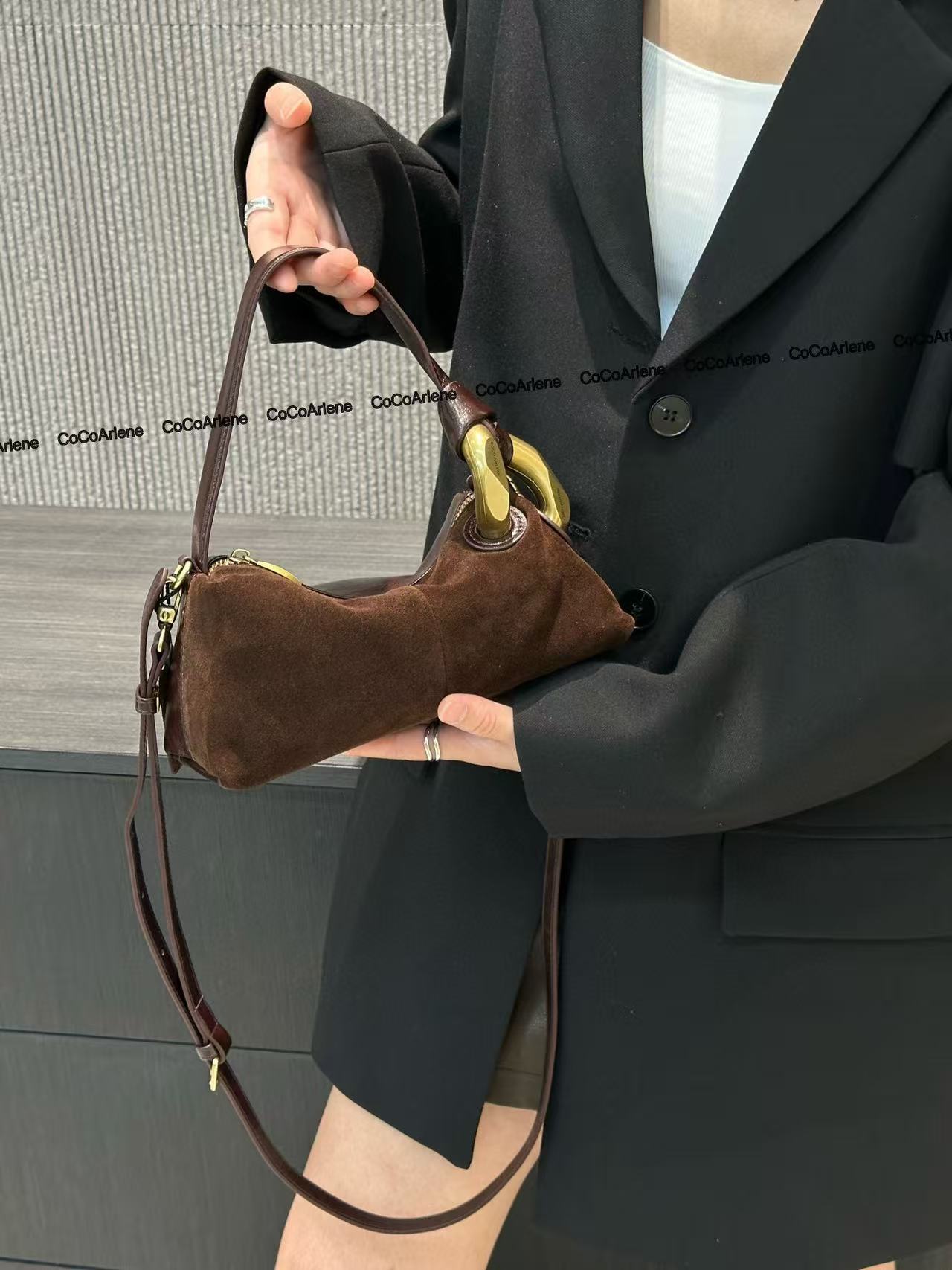 Comfortable Women's Suede Pillow Carrying Matte Bags