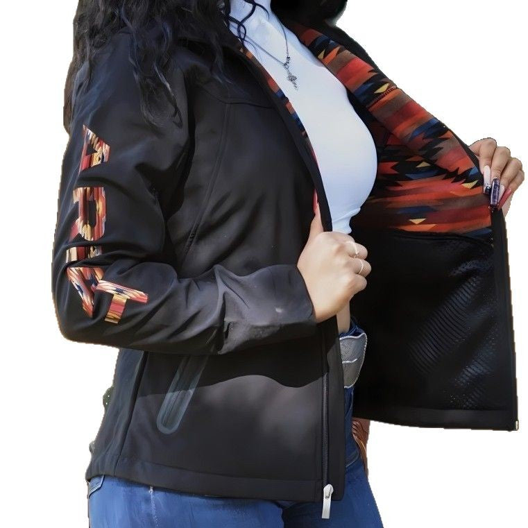 Women's Trends Slim Denim Stand-up Collar High-grade Jackets