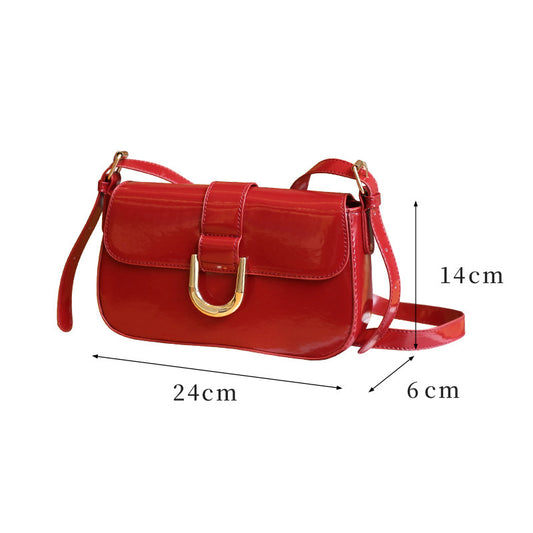 High-grade Vachette Clasp Underarm Fashion Minority Armpit Bags
