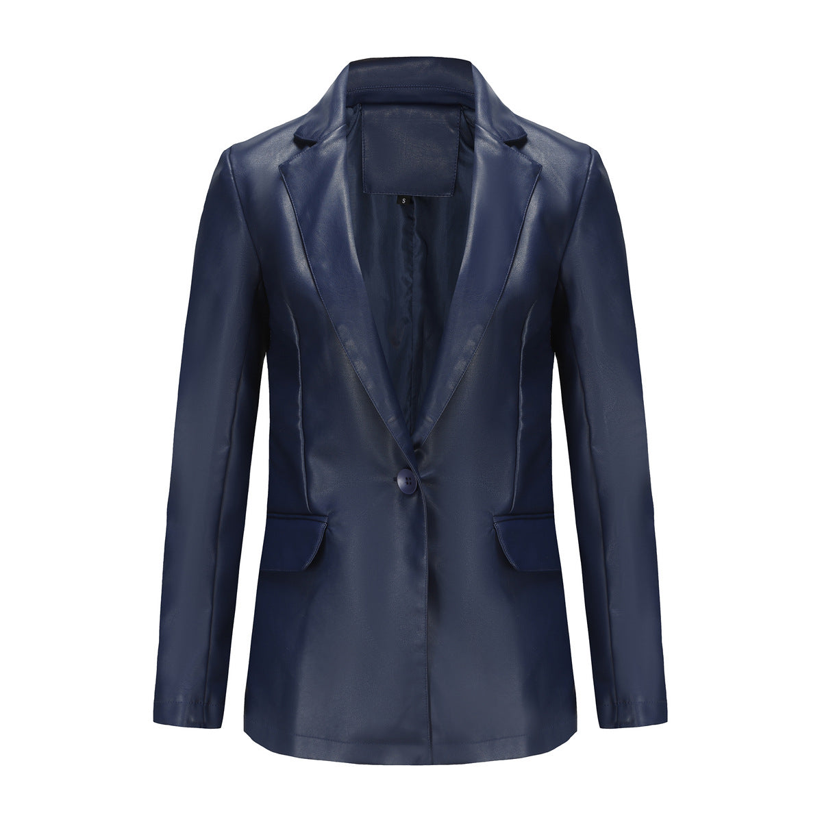 Women's Single Button Commute Leisure Solid Color Blazers