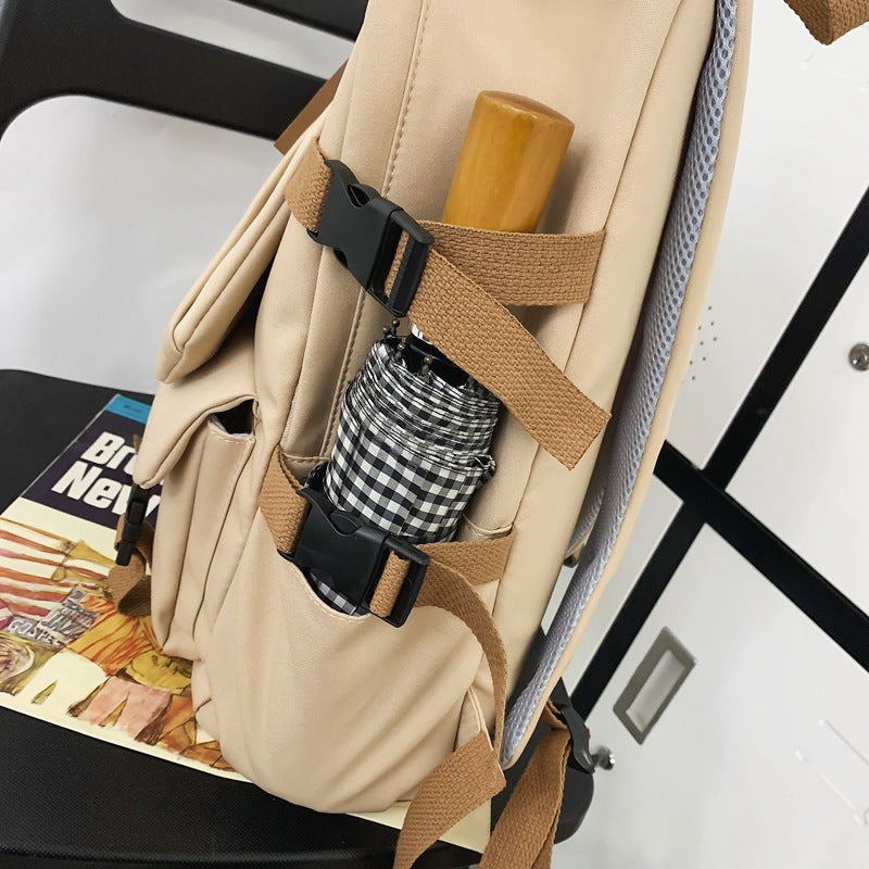 High Male Large Capacity Primary Simple Backpacks