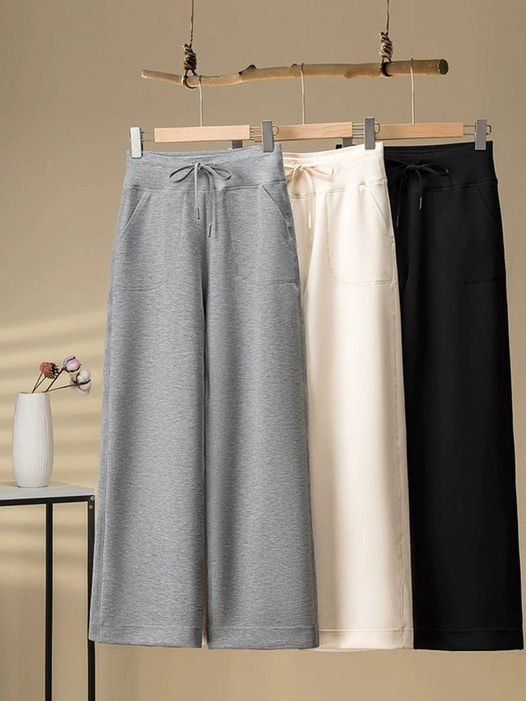 Women's Feel Drawstring High Waist Slimming Modal Pants