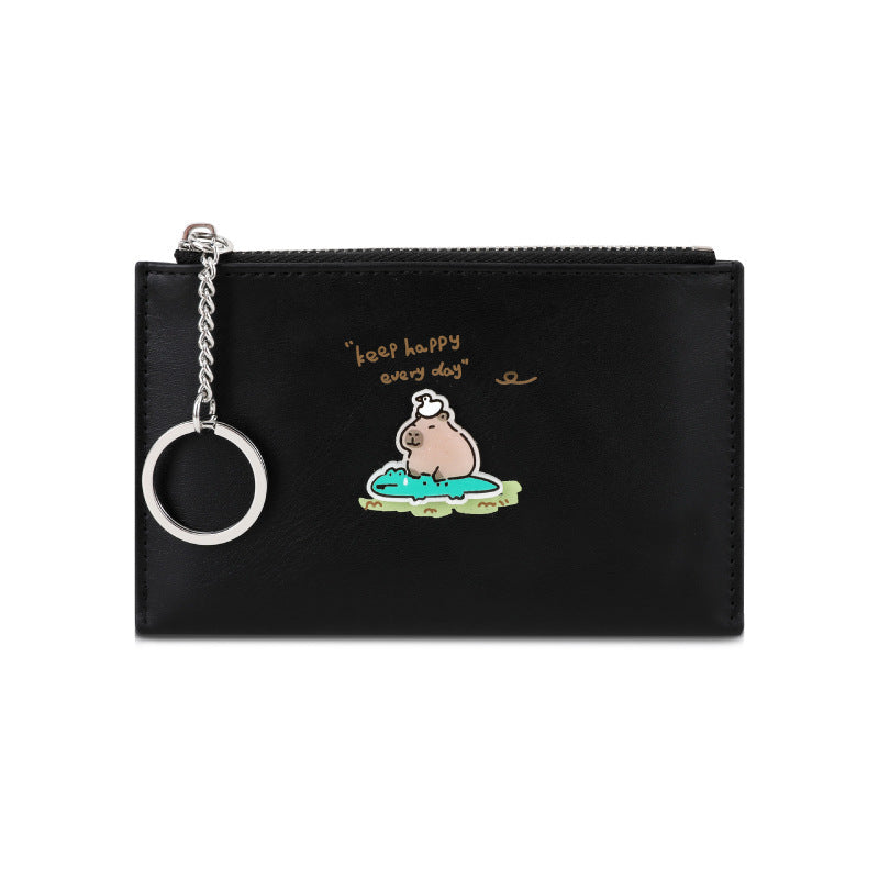 Creative Popular Cute Cartoon Anime Capybara Card Holder