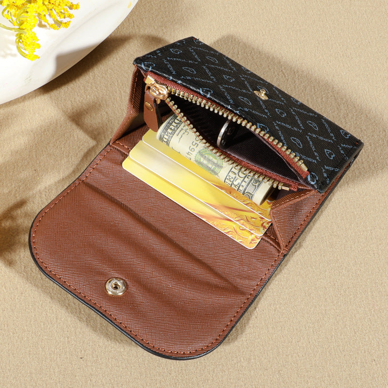 Women's Letter Love Pattern Cloth Clutch Ladies Wallets