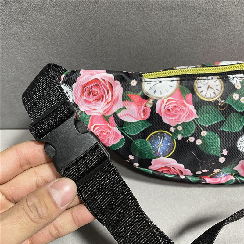 Women's Composite Cloth Zipper Fashion Advertising Gift Men's Waist Packs