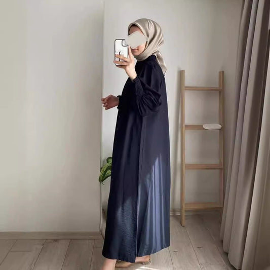 Women's Style Commuting Elegant Simple Turn-down Collar Dresses