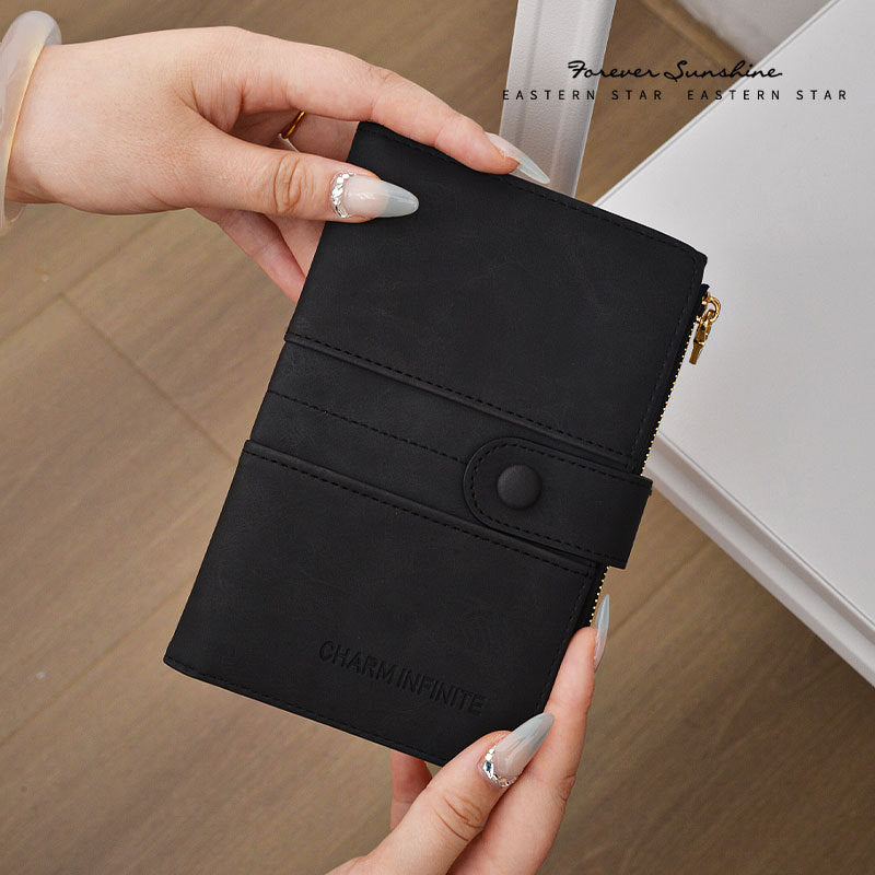 Versatile Passport Multiple Slots Fashion Trend Buckle