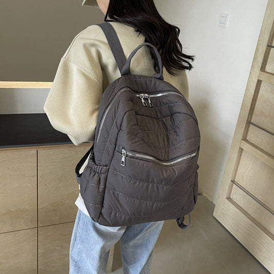 Trendy Wild Large Capacity Simple Portable Burden Backpacks