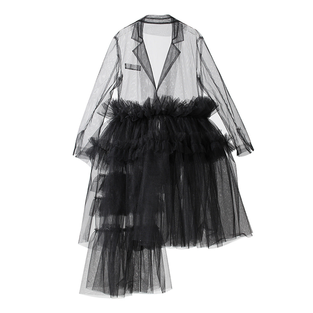 European Goods Design Tulle Summer Collar Dresses