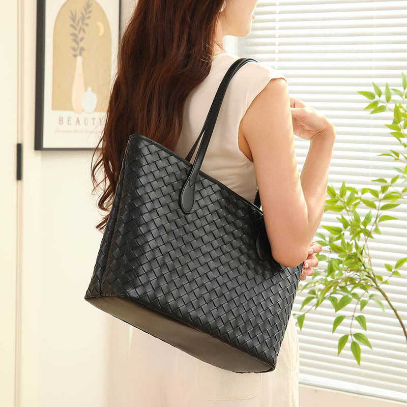 Women's Vintage Weave Trendy Large Capacity Bags