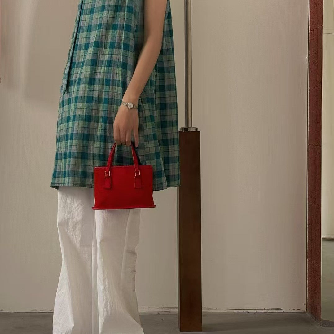 Women's Niche Goat Skin Suede Summer Handbags