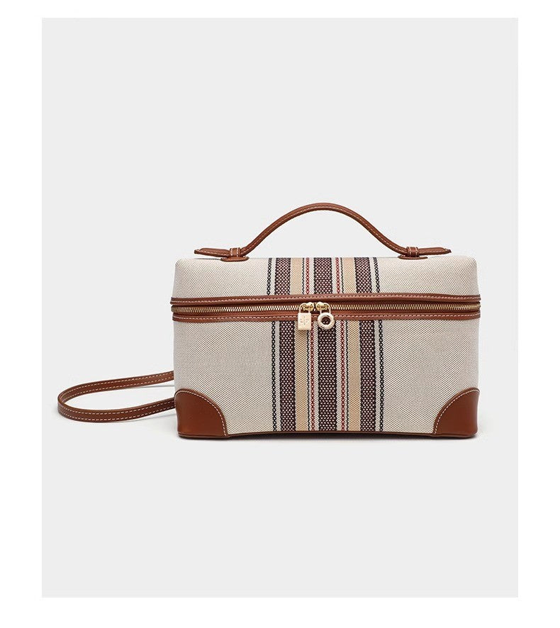 Lunch Box High Sense Contrast Color Small Square Bags