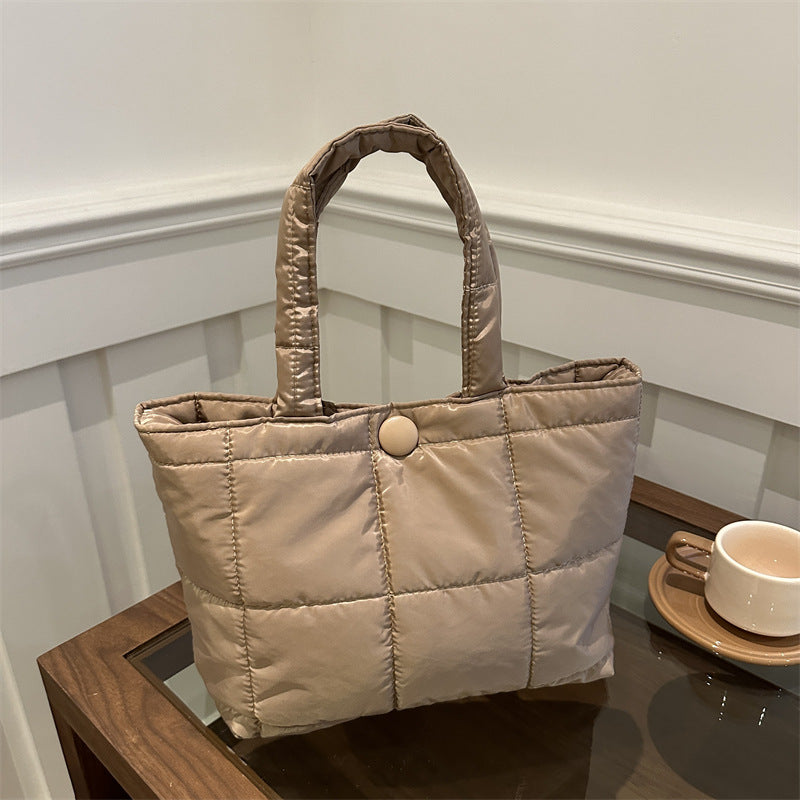 Korean Style Cotton Clothes Large Capacity High Tote Bags