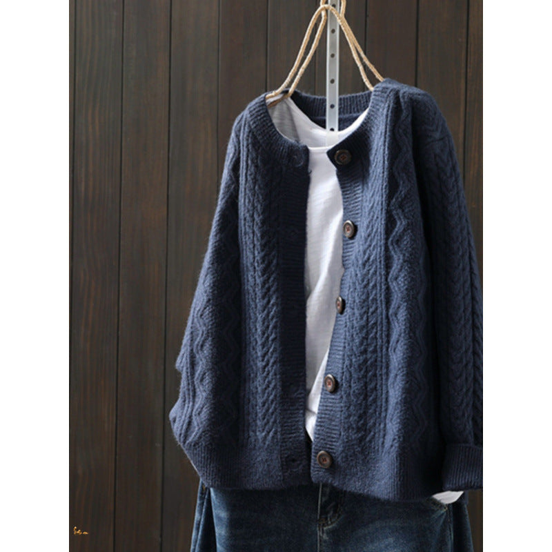 Women's Autumn Loose Beautiful Western Style Knitted Sweaters