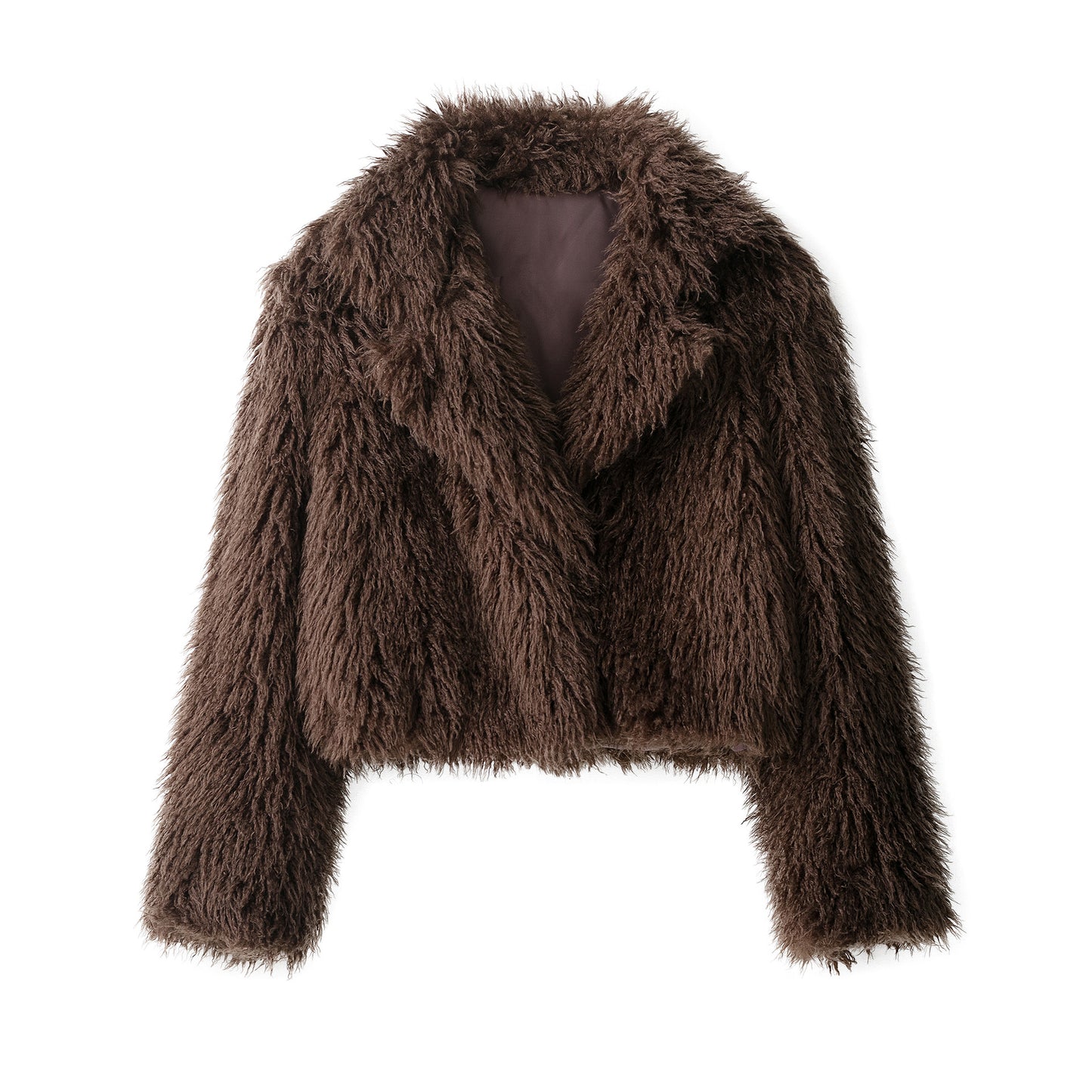 Women's Fashion Casual Faux Fur Effect Coats