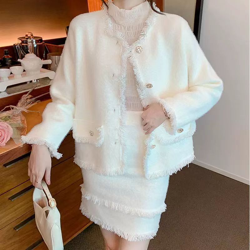 Women's Style Artificial Mink Fur Loose Outer Coats