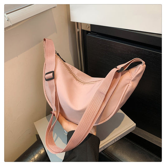 Women's Retro Trend Solid Color Lightweight Texture Bags