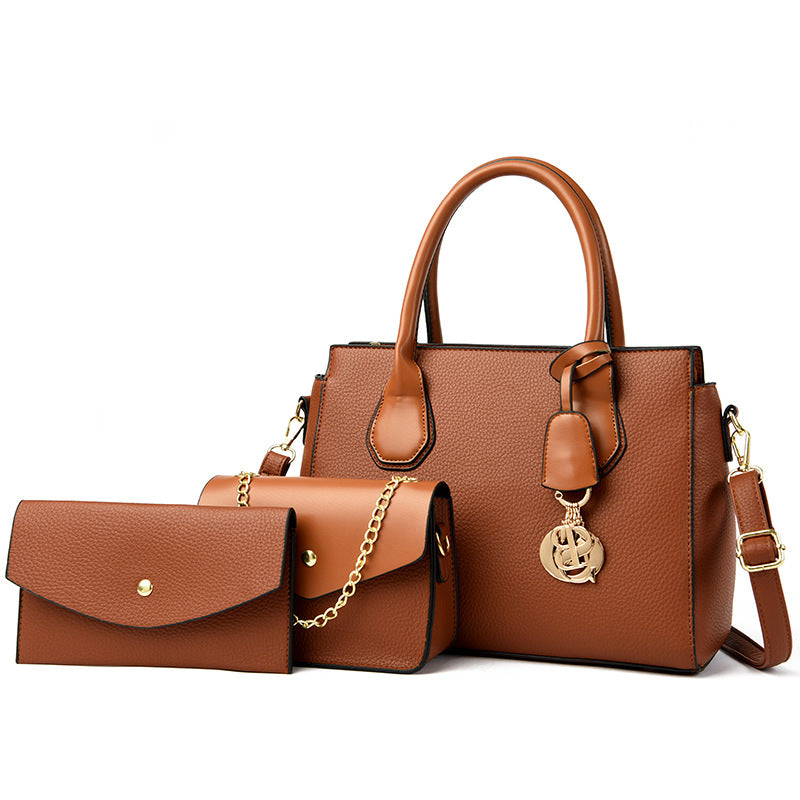 Women's Retro Fashion Portable One Combination Handbags