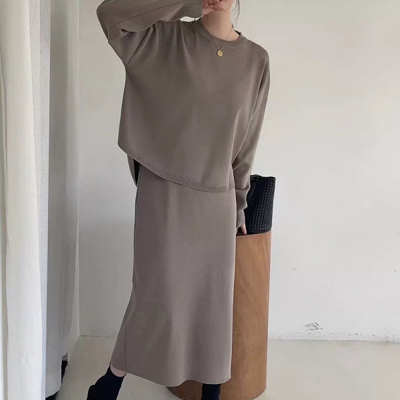 Women's Spring Solid Color Minimalist Long Sleeve Suits