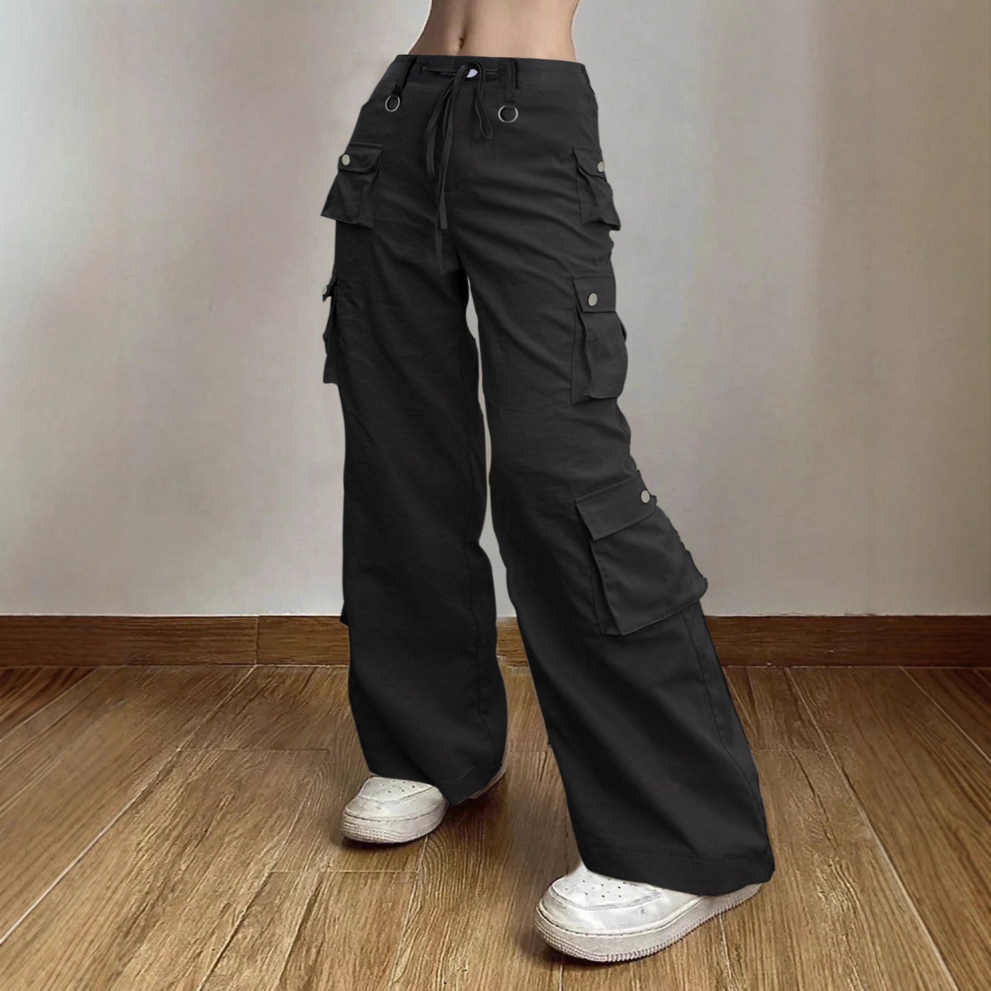 Women's Overalls Street Style Loose Wide Leg Pants